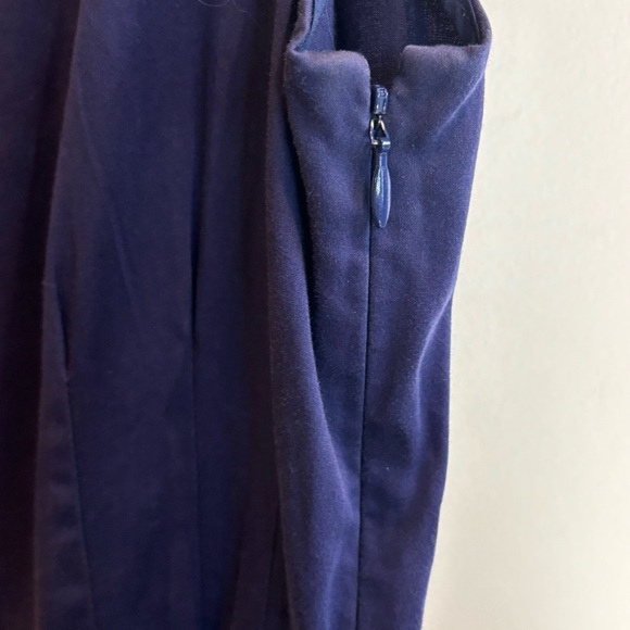 KATE SPADE Sz M (2A) Flare Jersey Knit Flirty Nautical Over the Knee Dress - Picture 3 of 11